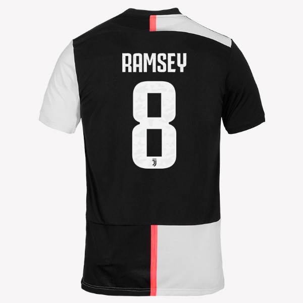 Camiseta Juventus NO.8 Ramsey 1ª 2019/20 Blanco Negro